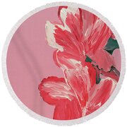 Pink Hibiscus Flowers Painting by Karen Nicholson - Fine Art America