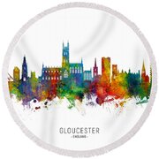 Gloucester England Skyline Digital Art by Michael Tompsett | Pixels