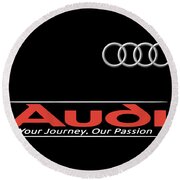 Audi your journey our passion logo slogan car Coffee Mug by Hudson