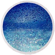 Blue Rain Tote Bag by Robin Dickinson - Pixels
