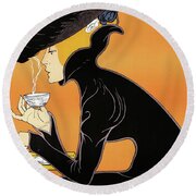 Marco Polo Tea Room Art Deco Advert Women's V-Neck by Tina Lavoie