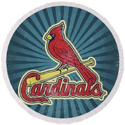 Baseball Art St. Louis Cardinals by Leith Huber