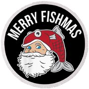 Funny Christmas Xmas Fishing Santa Holiday Gift Idea Ornament