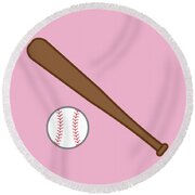 Pink Baseball and Ball Digital Art by College Mascot Designs - Pixels