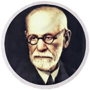Sigmund Freud, Neurologist Painting by Esoterica Art Agency - Fine Art ...
