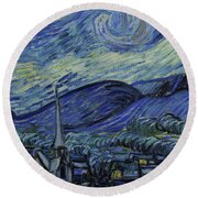 The Starry Night, Detail No.6 Painting by Vincent van Gogh | Fine ...