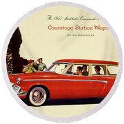 1955 Studebaker Station Wagon & Sedan Original Print Ad-8.5 x 11" 