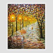 Autumn Beauty original palette knife painting Canvas Print / Canvas Art by  Georgeta Blanaru - Fine Art America