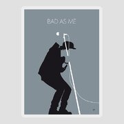 No037 My Tom Waits Minimal Music Poster Sticker No037 My Tom Waits Minimal Music Poster Sticker