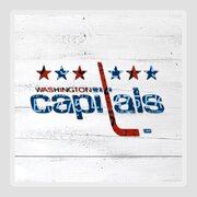 Washington Capitals Retro Hockey Team Logo Recycled District of Columbia  License Plate Art Long Sleeve T-Shirt by Design Turnpike - Pixels