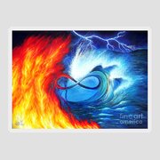 Eternity Dance Of Fire And Water Carry All Pouch For Sale By Sofia Metal Queen Eternity Dance Of Fire And Water Carry All Pouch For Sale By Sofia Metal Queen