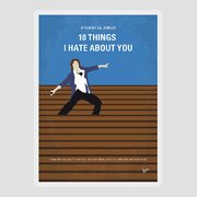 No850 My 10 Things I Hate About You minimal movie poster Hand Towel by  Chungkong Art - Fine Art America