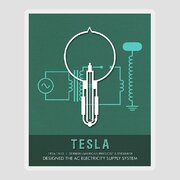 Science Posters - Nikola Tesla - Physicist, Engineer Mixed Media by ...
