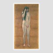 Nude Sticker by Kuroda Seiki - Fine Art America