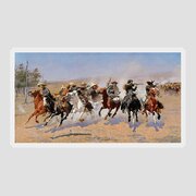 A Dash For The Timber Painting by Frederic Remington - Fine Art America