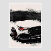 Audi A1 quattro 24231 Duvet Cover by CarsToon Concept - Pixels