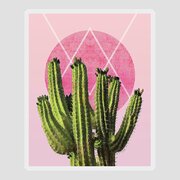 Cactus - Minimal Cactus Poster - Desert Wall Art - Tropical