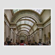 The Great Hall The Louvre Museum Paris France Musee du Louvre Photograph by  Wayne Moran - Fine Art America
