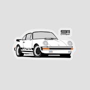 Porsche 911 Carrera 4S Sticker by Mark Rogan - Pixels