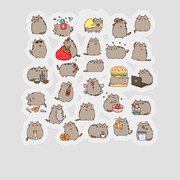 Cats kitten pusheen hipster Greeting Card by Handsley Nguyen