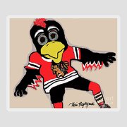 Chicago Blackhawks Tommy Hawk Mascot Kids T-Shirt by Geraldine Myszenski -  Pixels