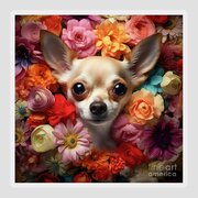 Chihuahua's Blooming Serenity Jigsaw Puzzle