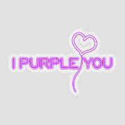 I Purple You - BTS V Tote Bag by Angel PurpleTete - Fine Art America