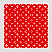 LV Red Art Fleece Blanket by DG Design - Pixels