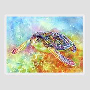 Sea Turtle 3-pastel colors Painting by Hailey E Herrera - Fine Art America