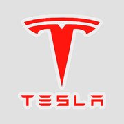 Tesla Logo, Aufkleber