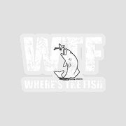 WTF Where's The Fish Men's Funny Fishing Gifts Fathers Day T-Shirt Drawing  by Ross Jefferson - Fine Art America
