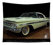 1959 Chevy Impala Convertible Tapestry 1959 Chevy Impala Convertible Tapestry