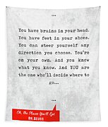 19x17.5 Large Dr. Seuss Oh, The places You’ll Go Nonwoven Tote Bag