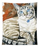 Lynx Point Siamese Cat Painting Painting by Dora Hathazi Mendes - Fine ...