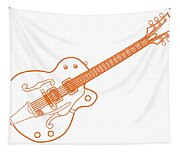 Orange Line Drawing Country and Western Guitar iPhone 13 Case by Bigalbaloo  Stock - Pixels