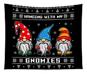 Hanging With My Gnomies Chillin With My Gnomies Fleece Blanket