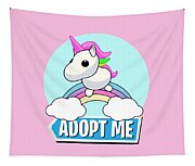 Adopt me rainbow unicorn pet Metal Print by Artexotica - Pixels