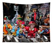 Clowns For Sale Bath Towel by Lorenzo Aguilar - Pixels