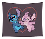 Disney Lilo and Stitch Angel Heart Kisses1 by Leesed Judy