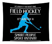 Field Hockey Funny Gift Smart People Women's T-Shirt