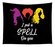 Hocus Pocus I put a Spell on you Tapestry by Oleksii Avdieiev
