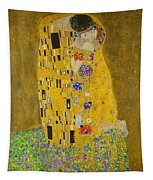 The Kiss Klimt Lovers 11 x 14 inch needlepoint canvas 