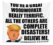 Trump Hand Sewer Funny Gift for Hand Sewer Coworker Gag Great Terrific  President Fan Potus Quote Office Joke Zip Pouch by Jeff Creation - Fine Art  America