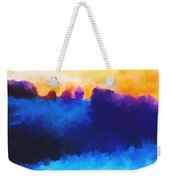 Abstract Sunrise Landscape  Weekender Tote Bag by Michelle Wrighton