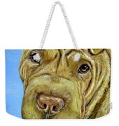 Beautiful Shar-pei Dog Portrait Weekender Tote Bag by Michelle Wrighton
