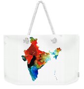 Map of India by Sharon Cummings Tote Bag for Sale by Sharon Cummings