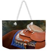 Navajo Silver And Basketweave Weekender Tote Bag by Michelle Wrighton