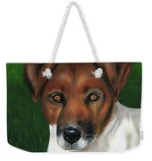 Otis Jack Russell Terrier Weekender Tote Bag by Michelle Wrighton