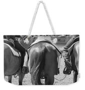 Rodeo Bums Weekender Tote Bag by Michelle Wrighton