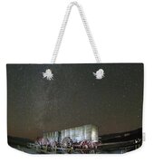 Wagon Train Under Night Sky Weekender Tote Bag Wagon Train Under Night Sky Weekender Tote Bag